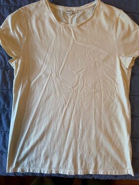 Madewell cream tee